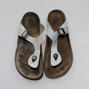 Betula White Sandals Size 42